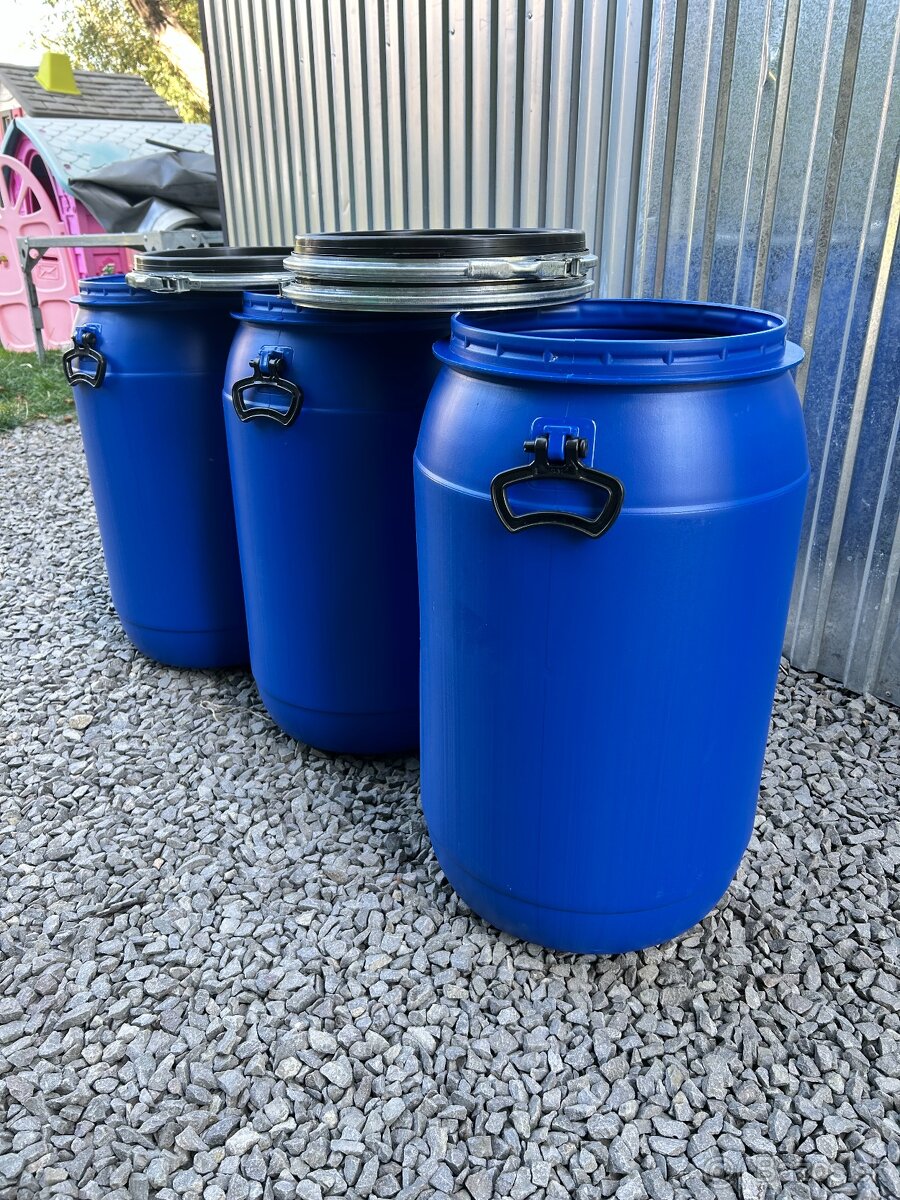 Plastové sudy, plechové + dovoz - 5