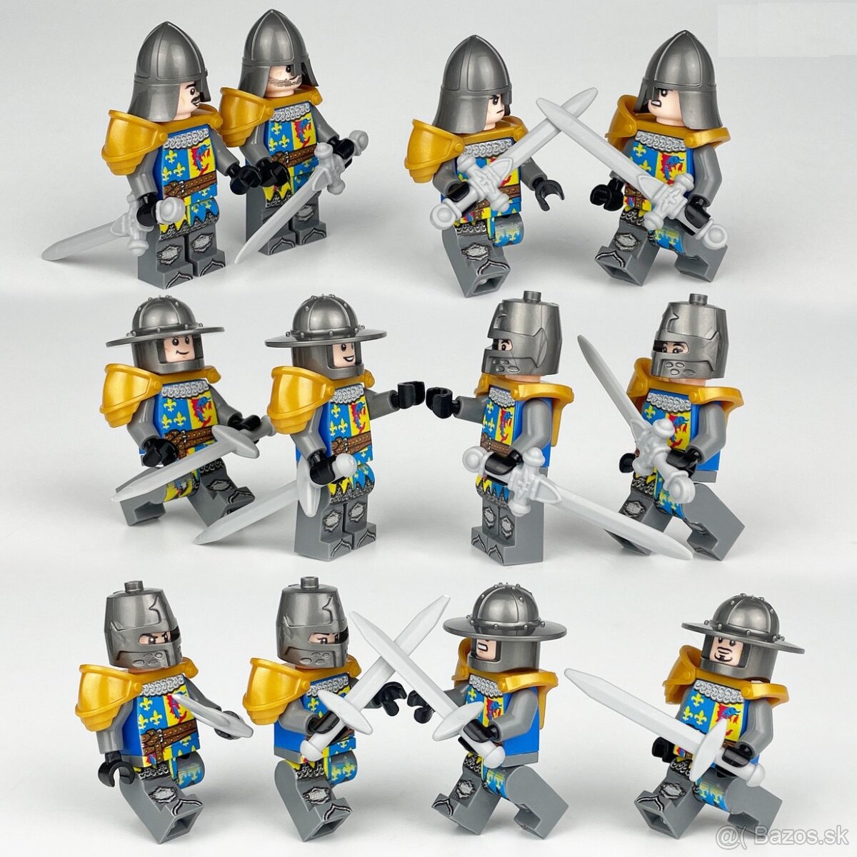 Figúrky Rytieri 4 - typ lego, nové, nehrané - 5