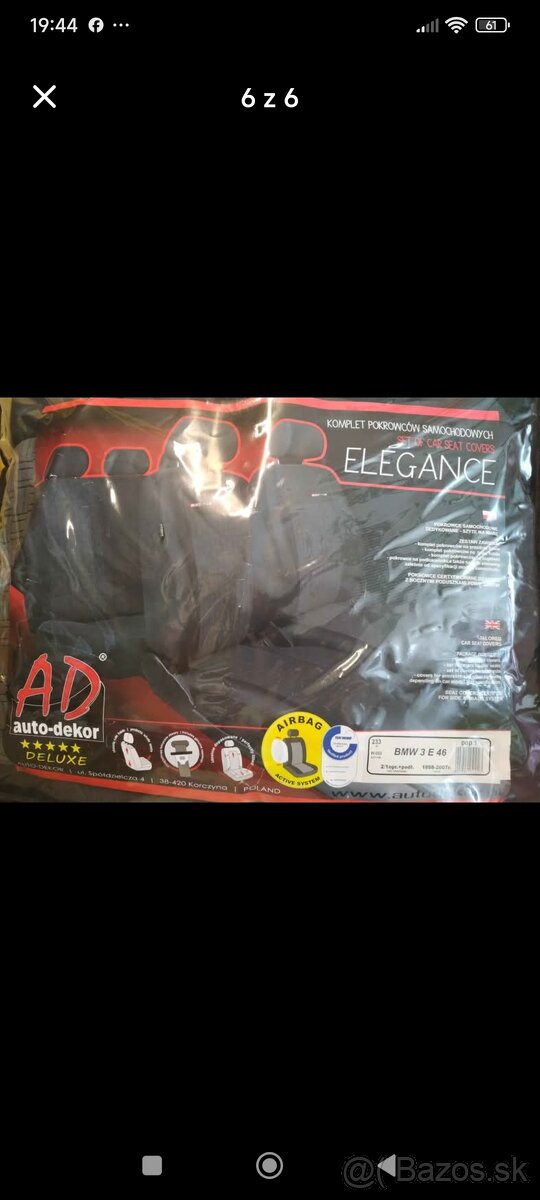 Predam originalný poťach na BMW E46-úplne nový - 5