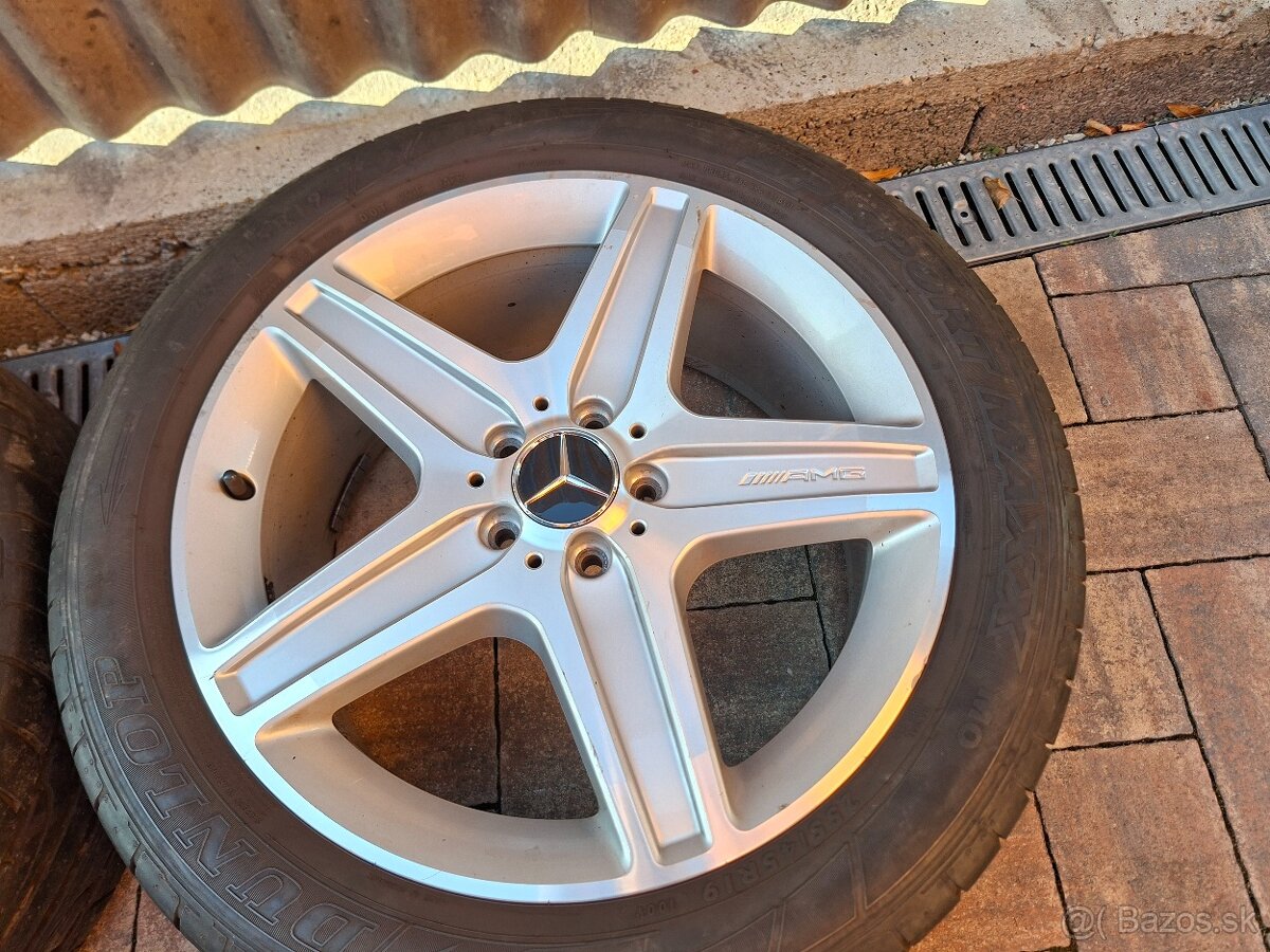 Predám hlinikové disky org.Mercedes GLK-AMG--R19-dvojrozmer - 5