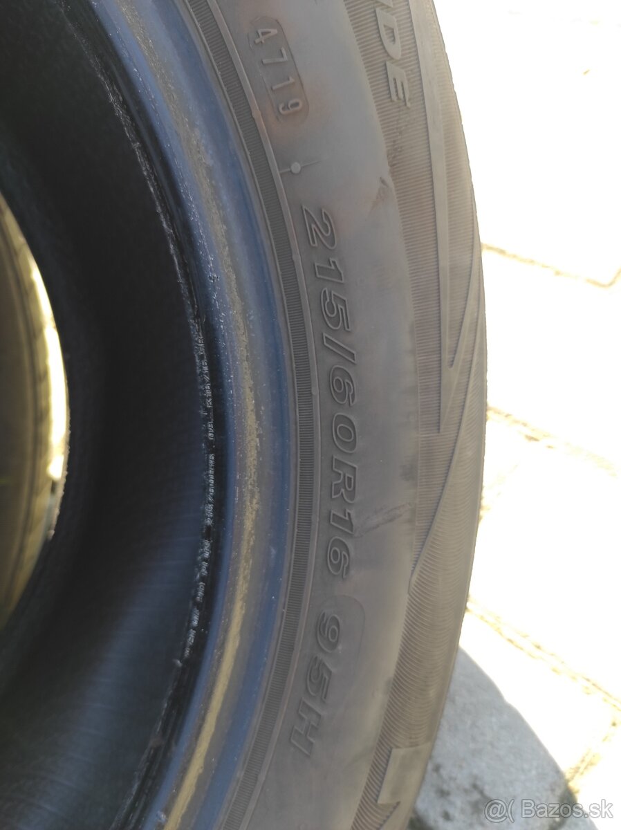 215/60R16 letné nexen - 5