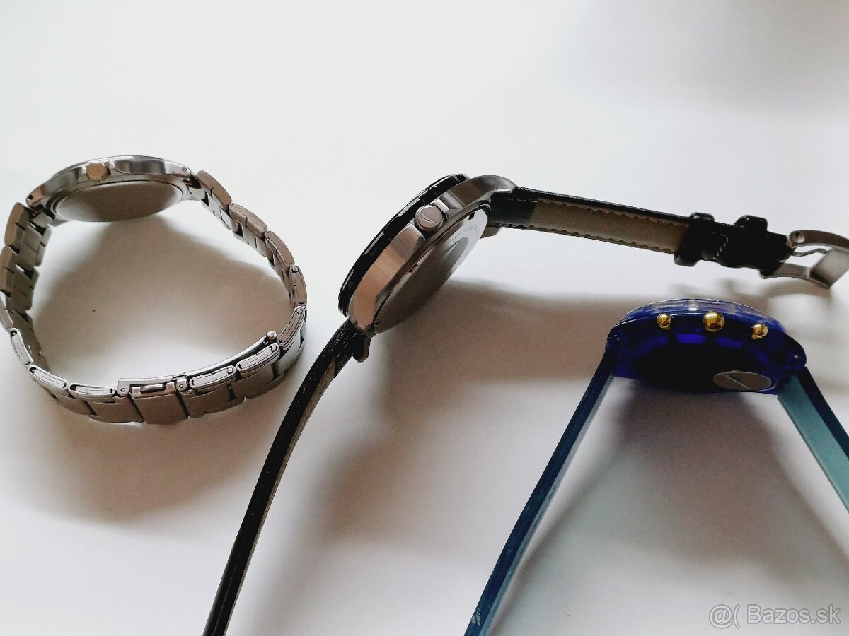 3 ks panske hodinky vložene nove baterie a funkčne - 5