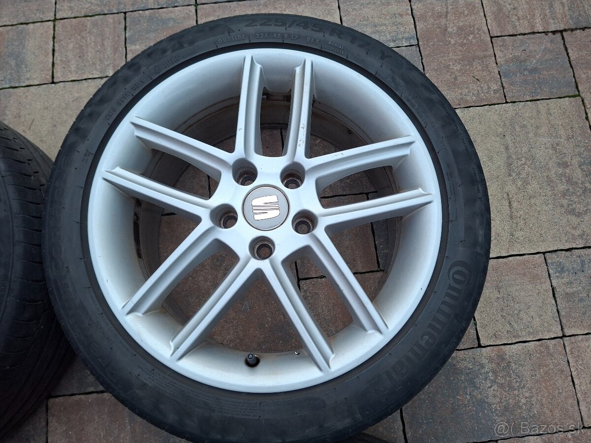 Predám org.hlinikové disky Seat--R17 - 5