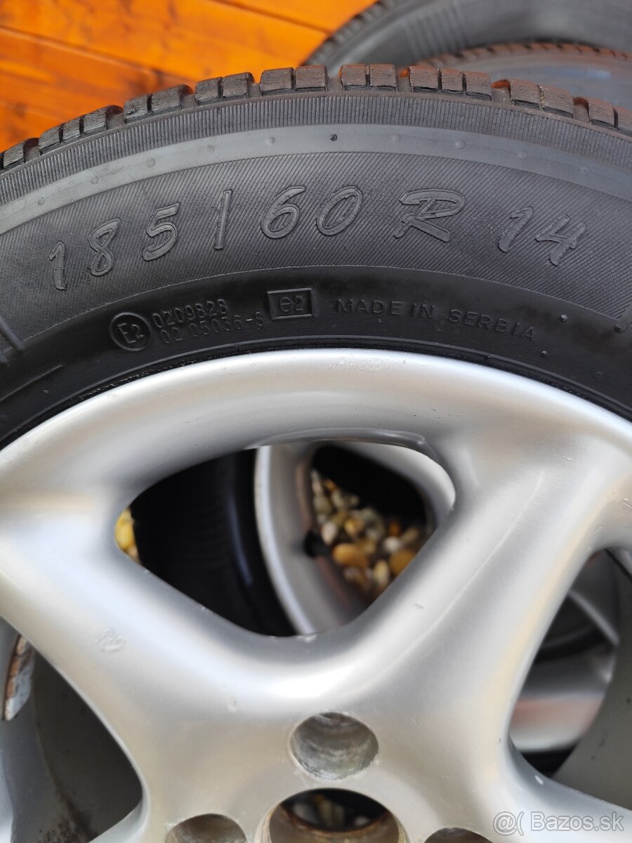 Elektróny R14 na pneu 185/60r14 - 5