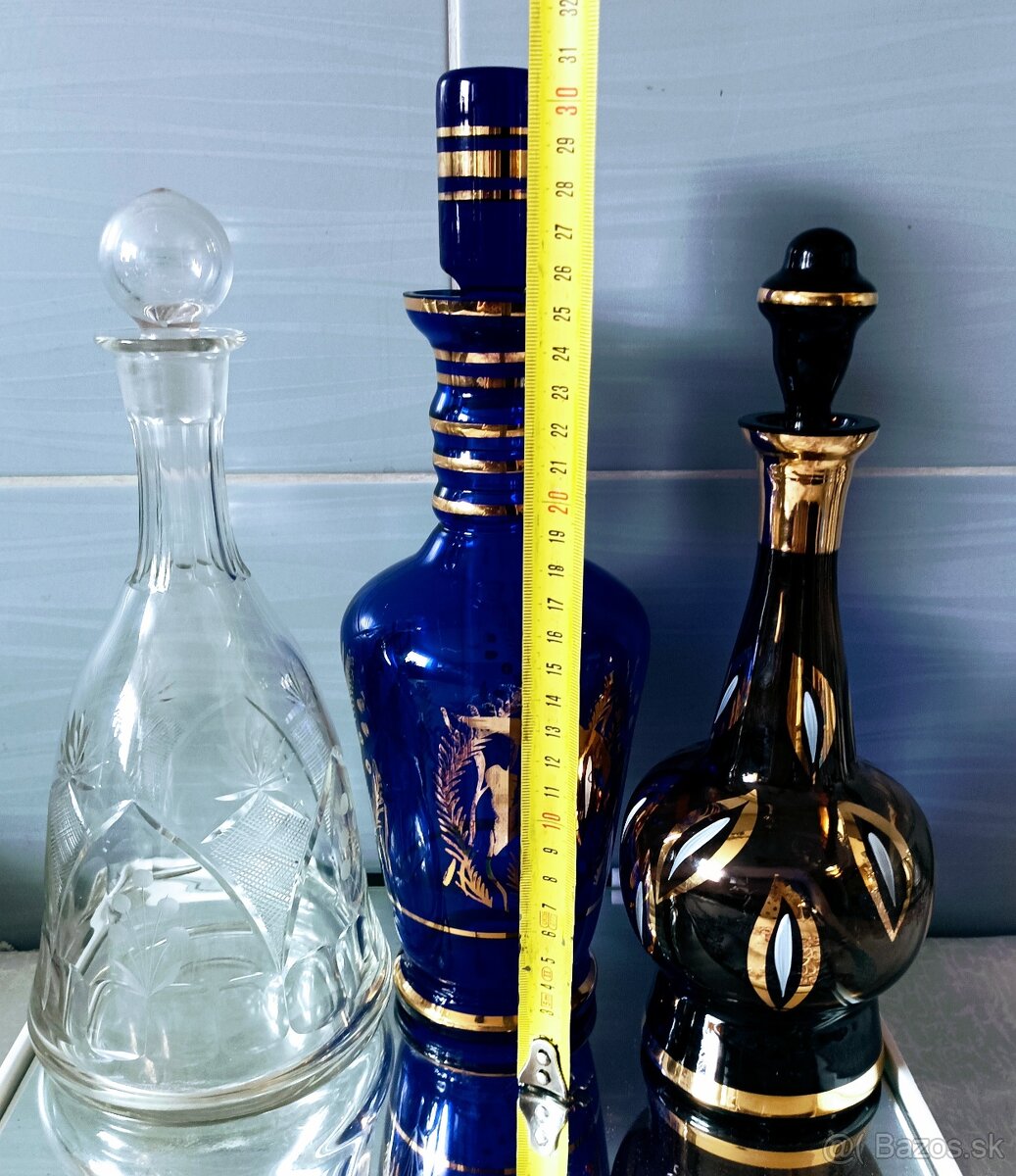 Retro sklenené karafy - 5