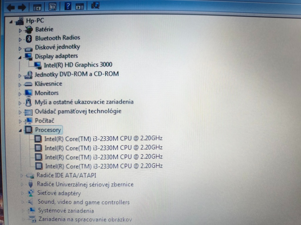 predám Hp probook 4330s , Intel core i3 , 4gb ram , Win 7 - 5