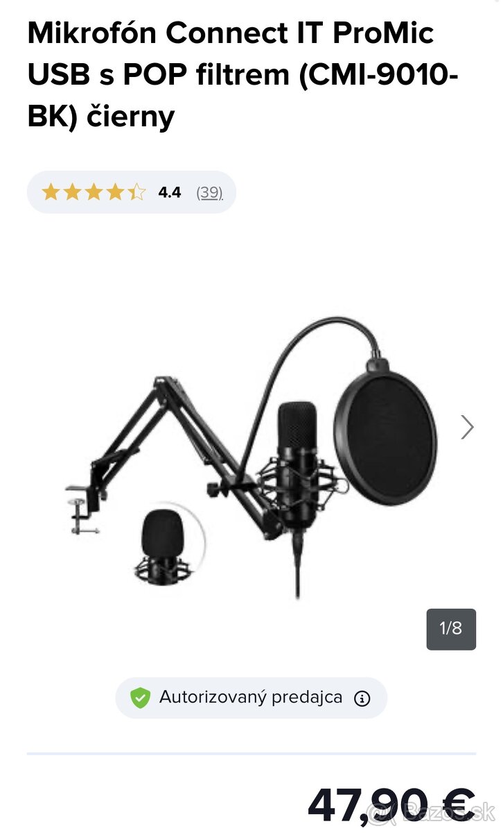 Mikrofón Mikrofón Connect IT ProMic - 5