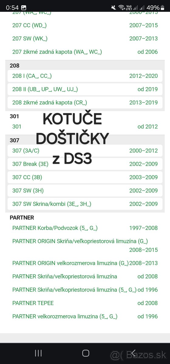 Predne kotuce +Dosticky Citroen,Peugeot,Opel - 5