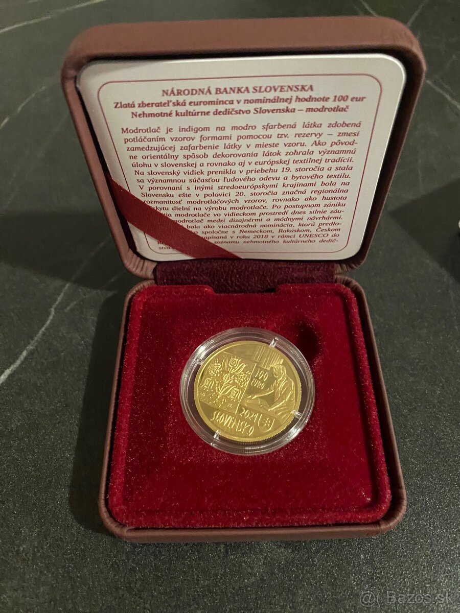 100€ modrotlač - 5