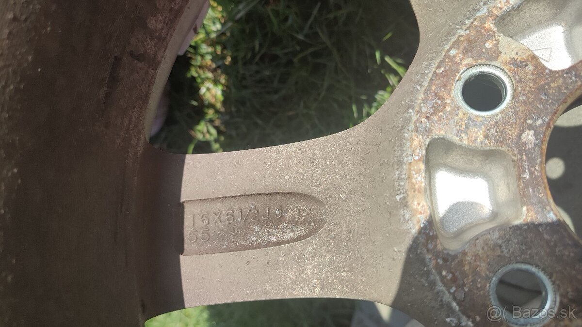 Alu disky 16x6,5J R16 + zimné kolesá - 5