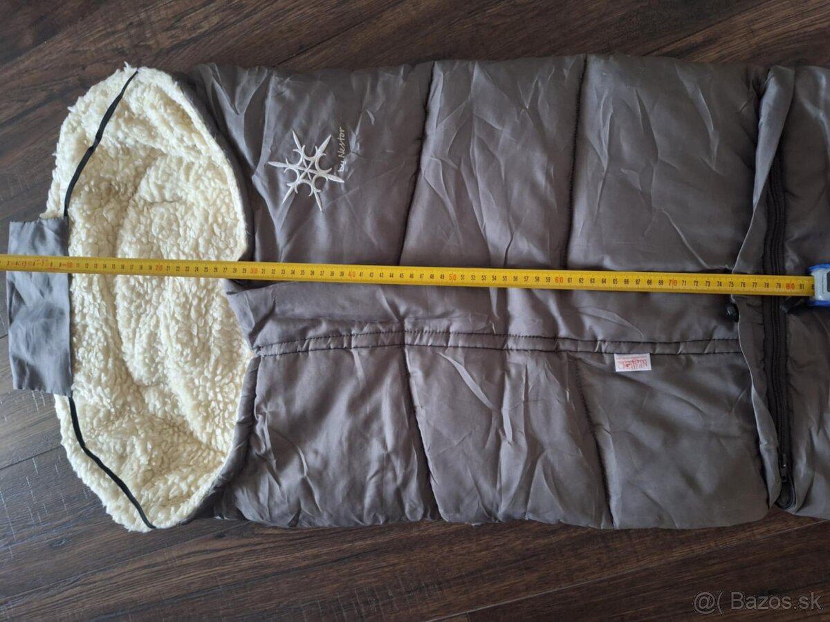 Fusak s ovčou vlnou Nestor 100cm - 5