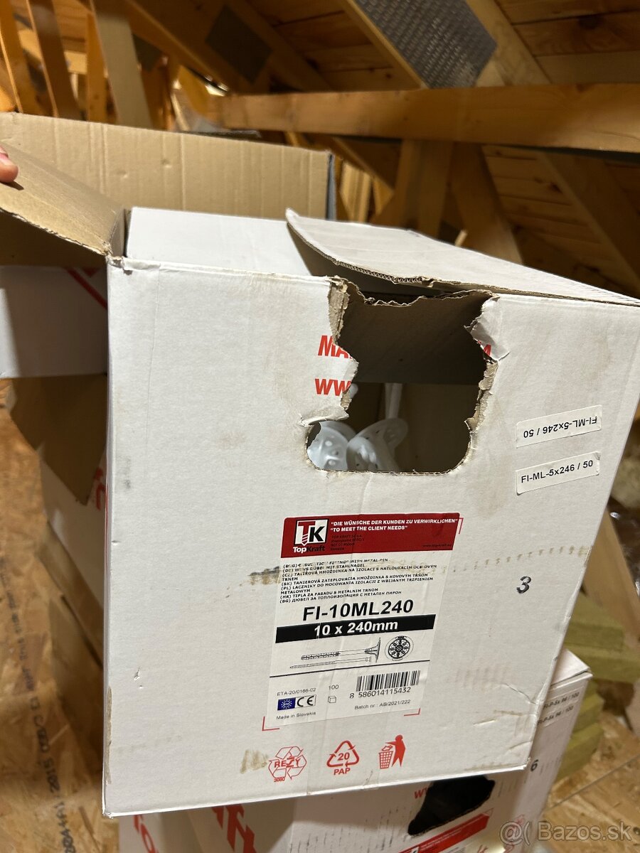 Hmozdiny , sieťka , styrodour ,okapove lišty ,nopova fólia - 5