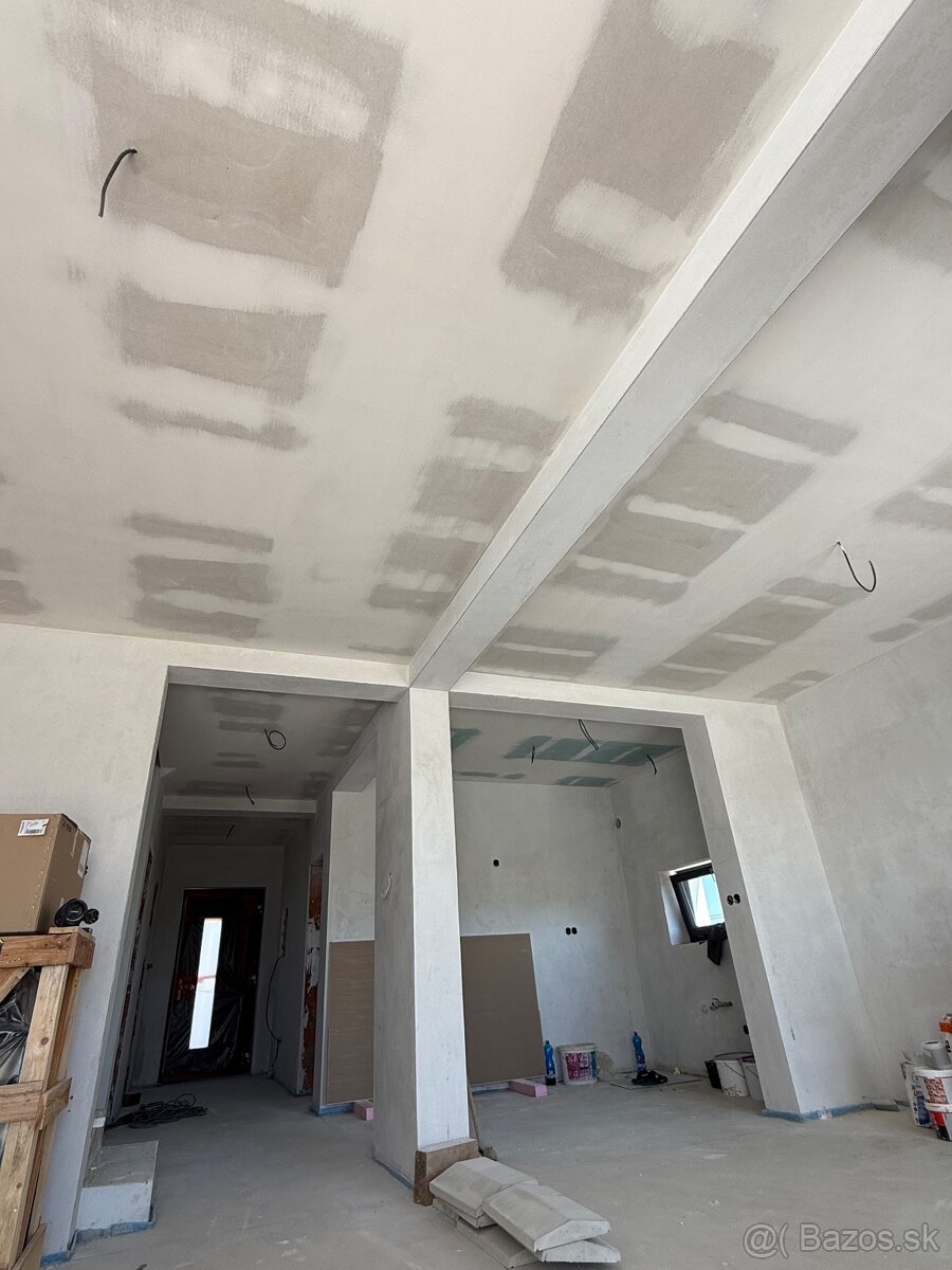 Sádrokartónové práce, dekoračné omietky - 5