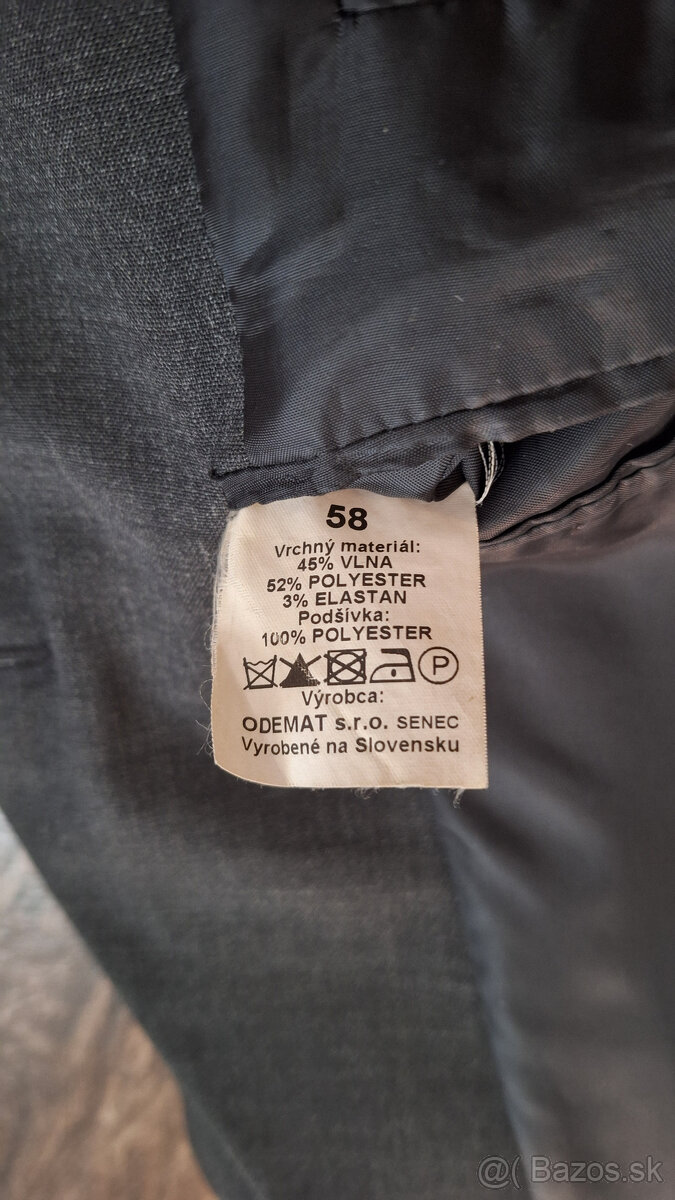 Oblek tmavosivý James - 5