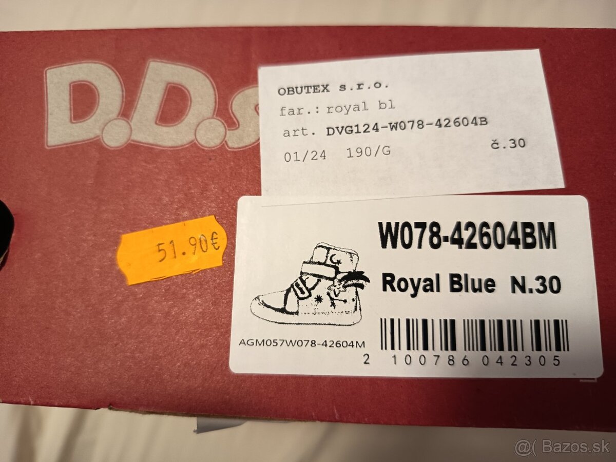 Zimné topánky DD STEP svietiace v tme, 30- VD 19 cm - 5