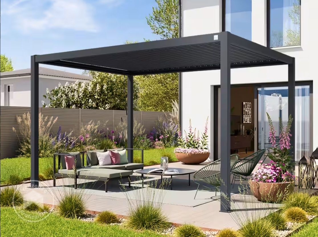 Hliníková pergola 3×4m - 5