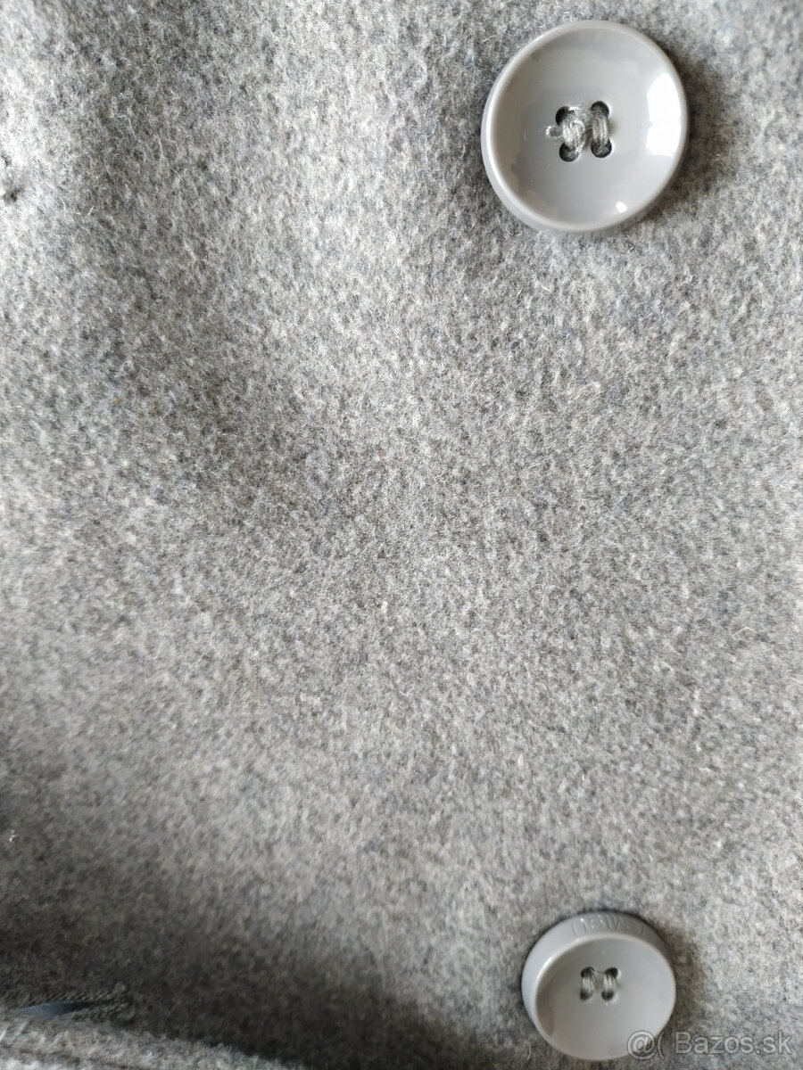 Jesenný dámsky kabát zn. Amisu č. 38 s ovčou vlnou - 5