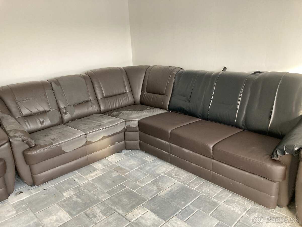 Predám sedaciu súpravu + 2 kreslá - 5