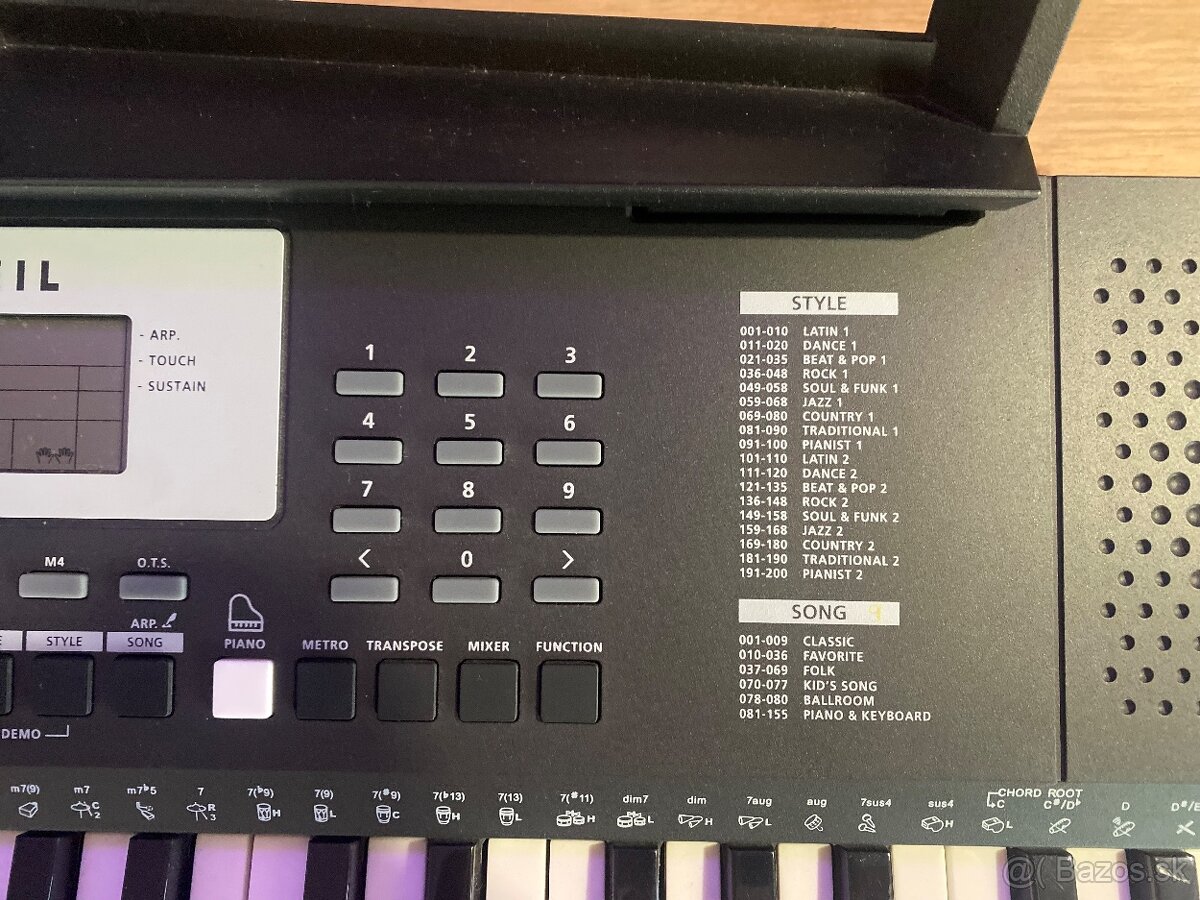 klávesy Kurzweil KP100 – 61 kláves - 5