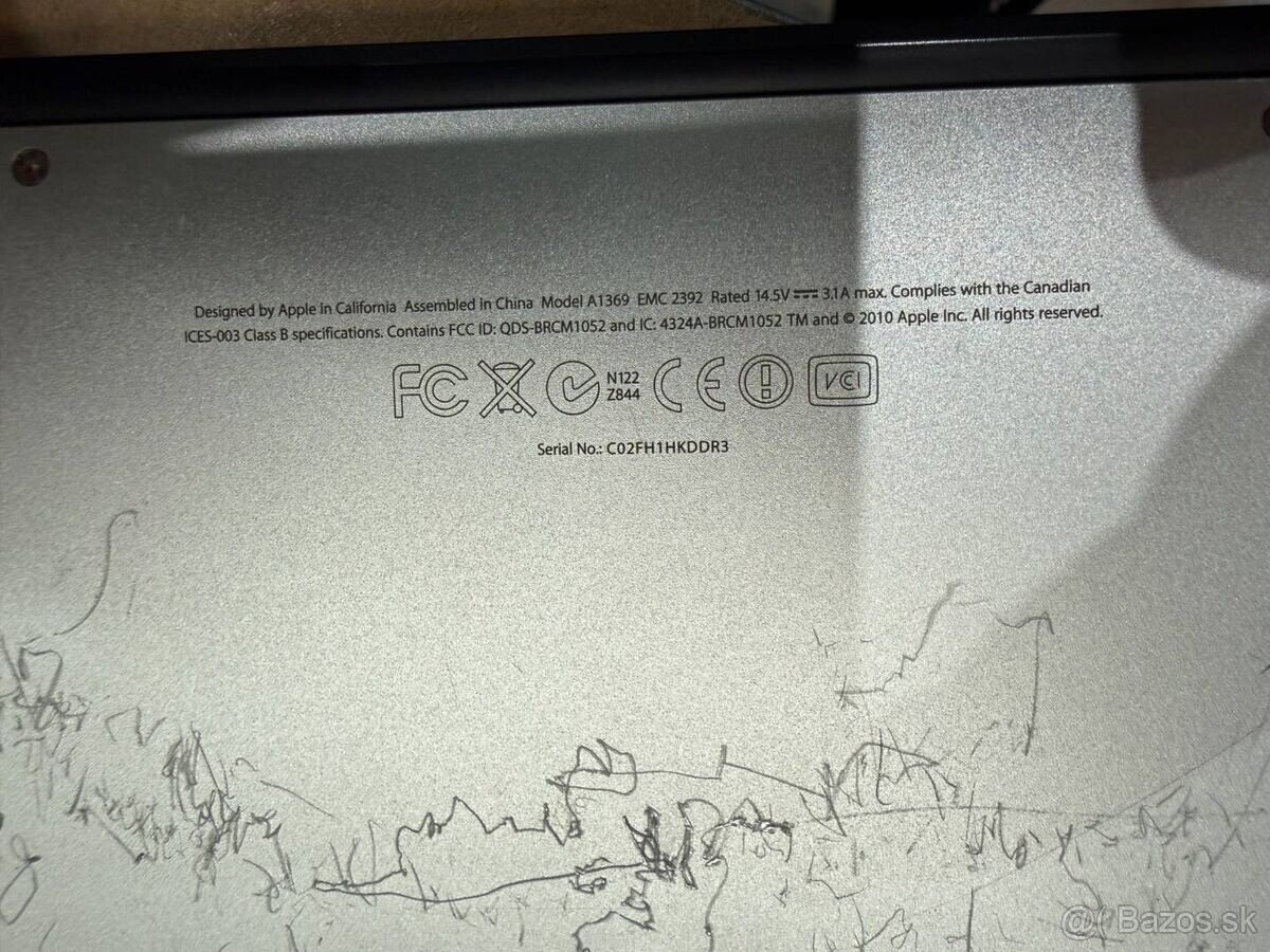 Predám MacBook Air 13" (A1369) – na diely - 5