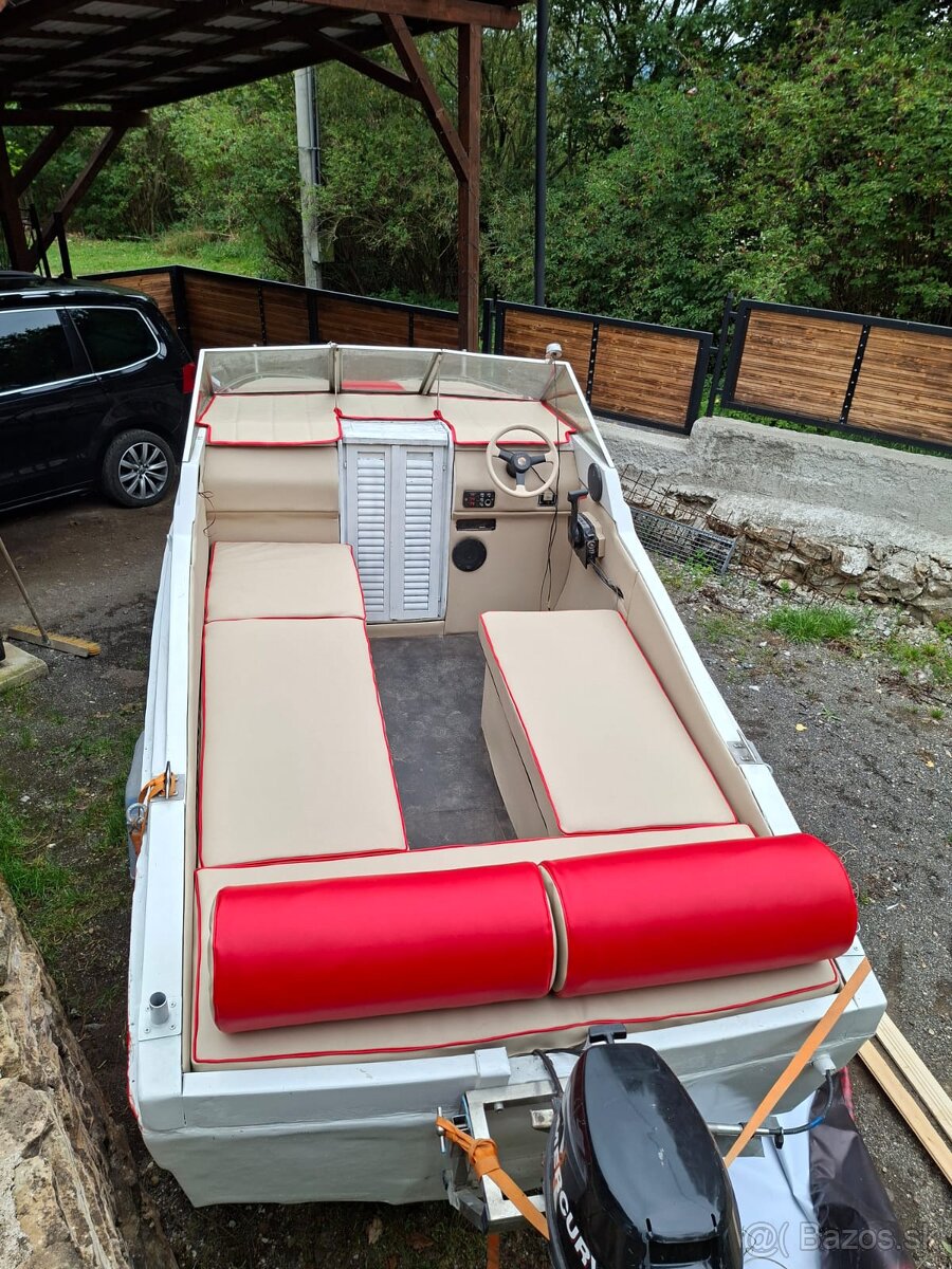 🚤 Predám Loď - štýlový motorový čln – pripravený na leto ☀️ - 5