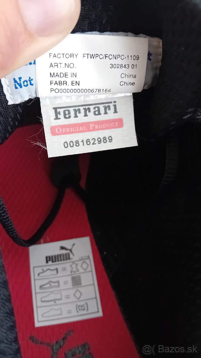 Puma Ferrari botasky,orig.veľ.42 Nové - 5