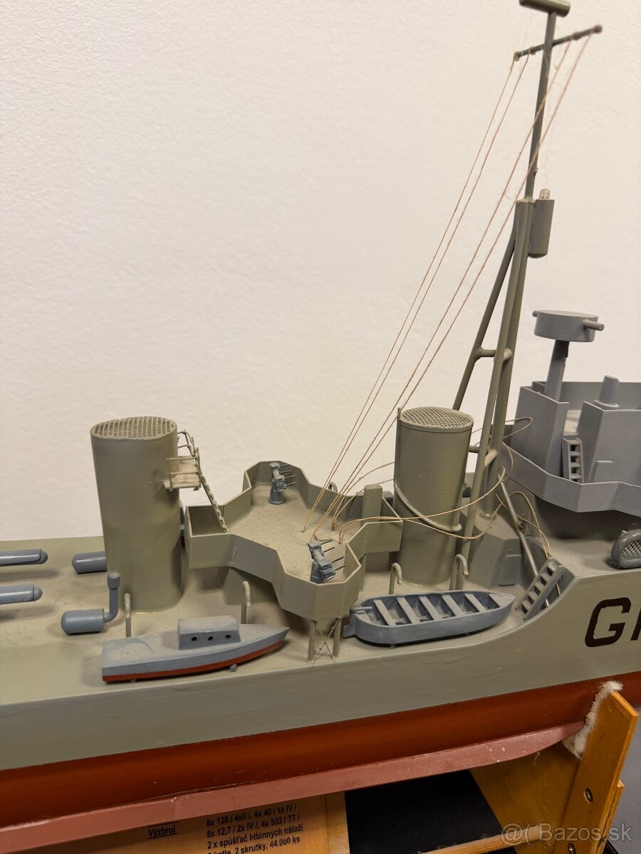 Model lode H.M.S. Cossack (2. svetová vojna) - 5