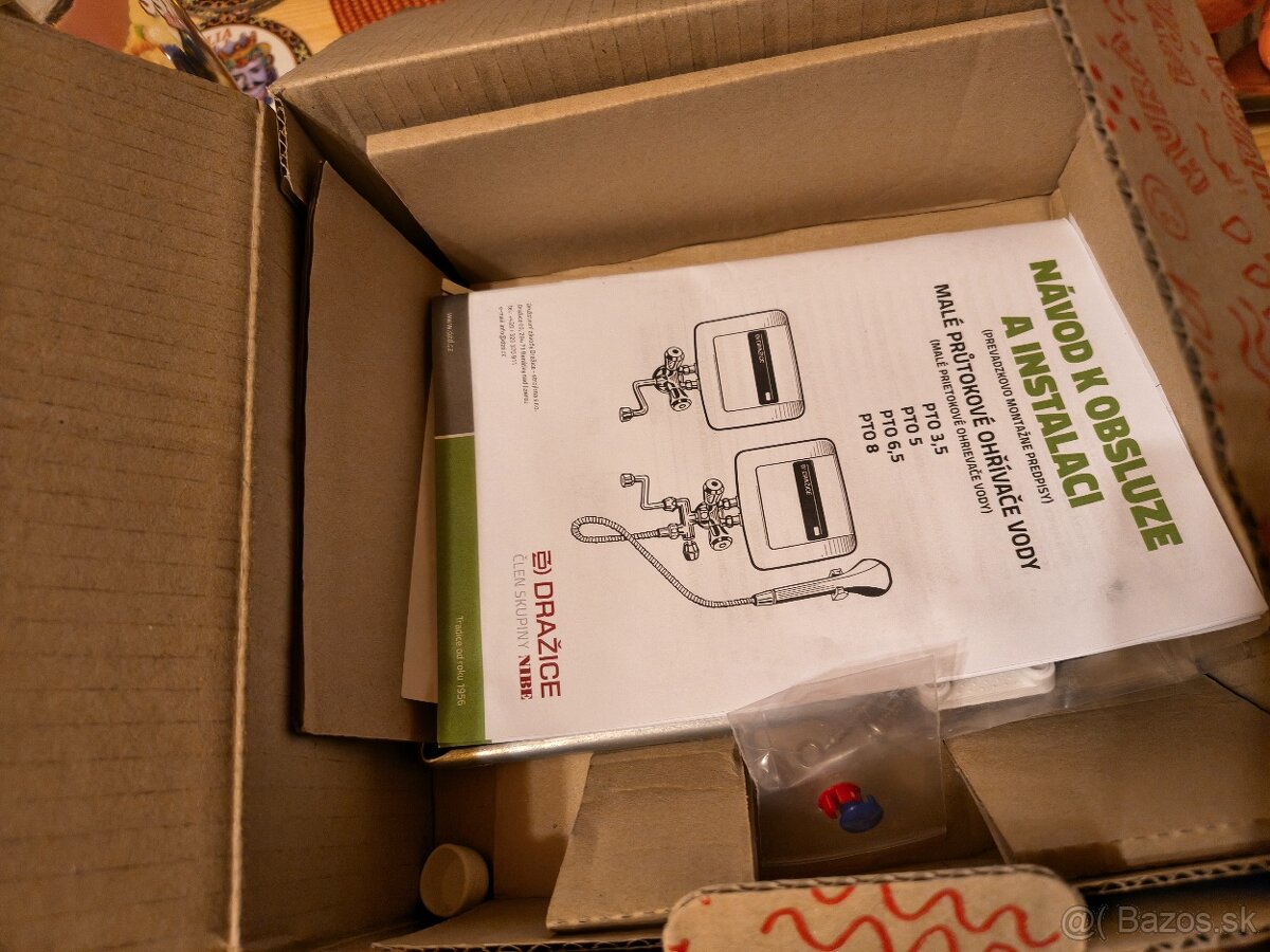 Prietokový ohrievač vody Dražice PTO 3,5 kW - 5