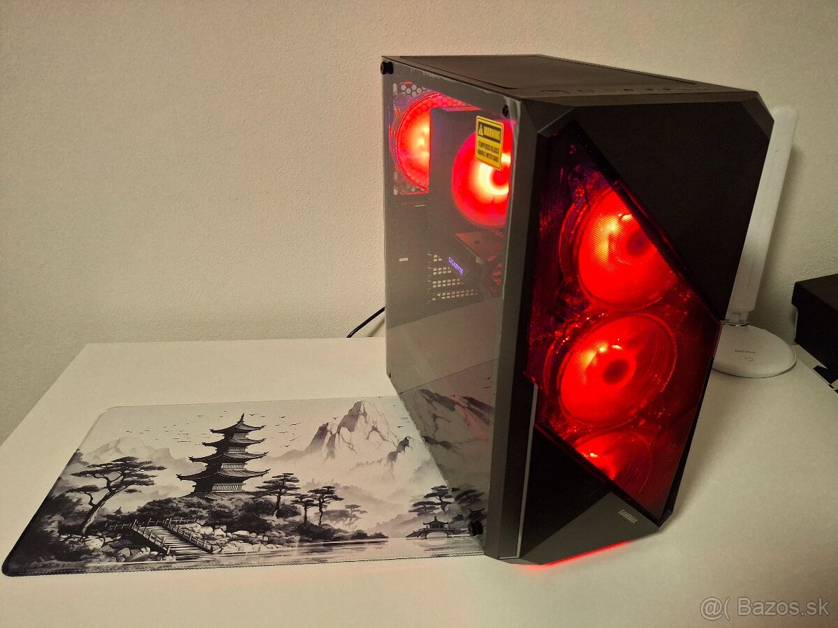 PC zostava so 6jadrom Ryzen 5, 16GB a graf AMD RX7600 8GB - 5