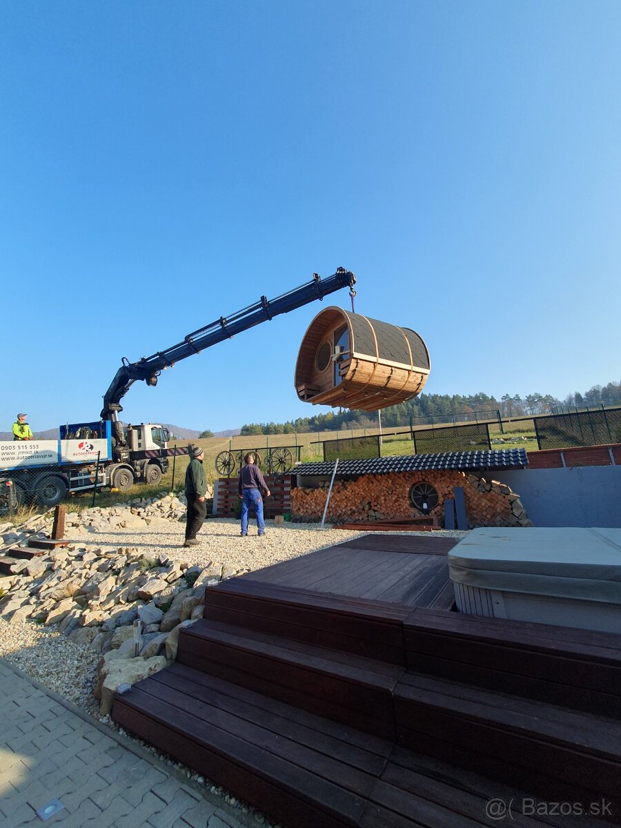 Sauna šmolko zo severského smreku - 5