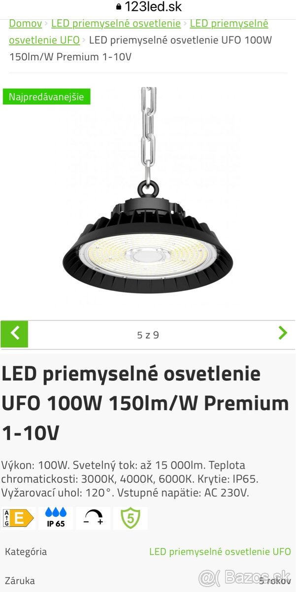 Led priemyselne osvetlenie - 5
