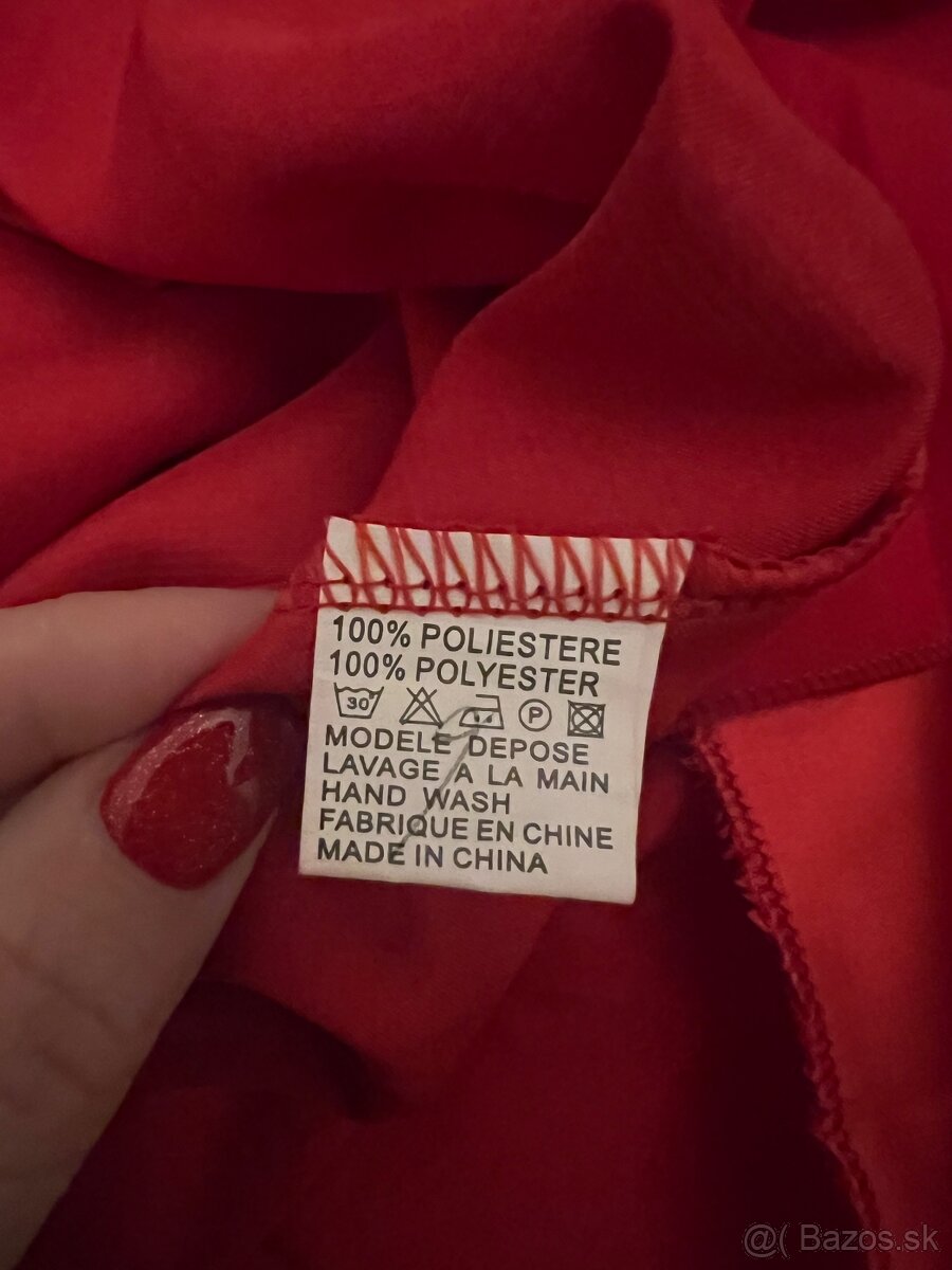 Červené spoločenské šaty Eva & Lola - 5