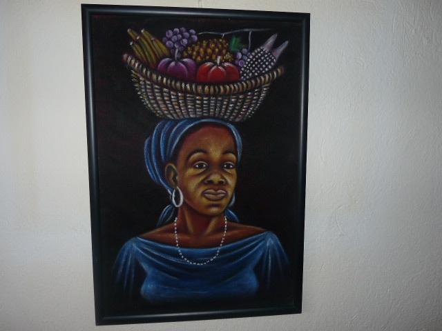 africké ľudové umenie – obrazy 1 - 5