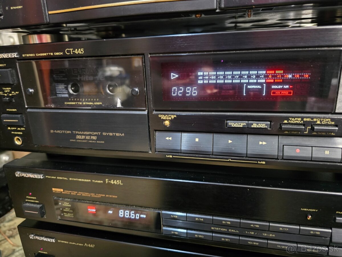 Pioneer HIFI SET A447, CT-445, PD-S501, F-445L, GR-333 - 5