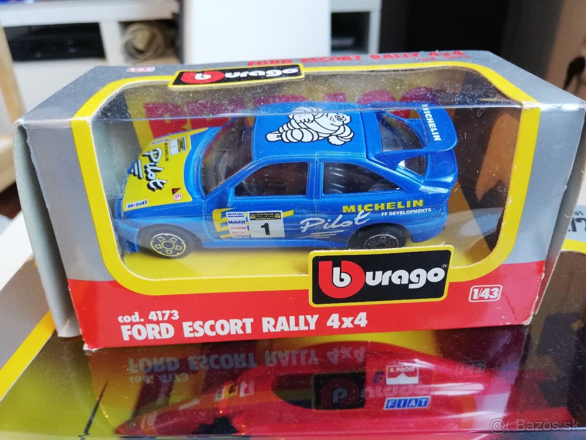 2x Bburago 1:24 Ferrari 641 +1:43 Ford Escort - 5