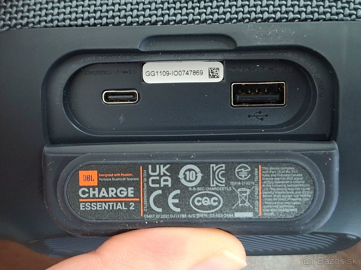 JBL Charge Essential 2, záruka do 5/2027 - 5