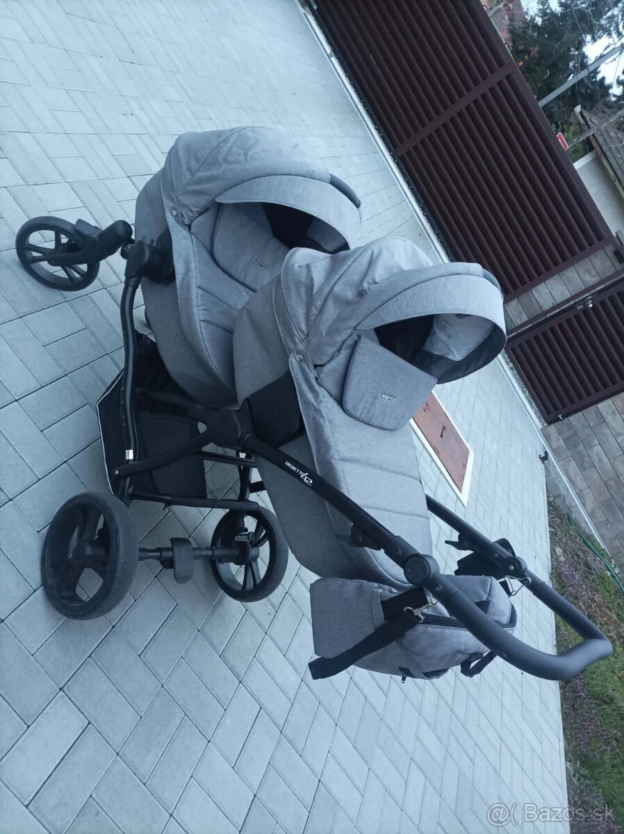 Kočík pre dvojičy Bebetto - 5
