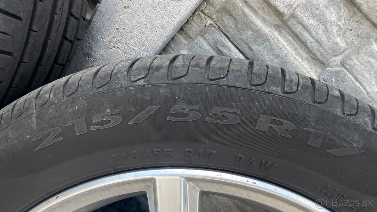 5x112 R17 original vw London+215/55R17Pirelli - 5