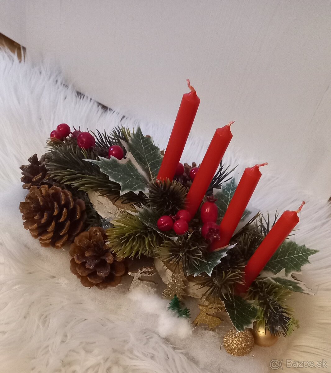 Adventný veniec, svietnik LACNO Košice - 5