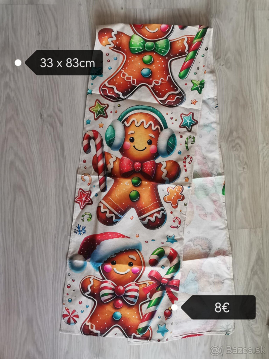 Vianočný obrus kruh152cm - 5