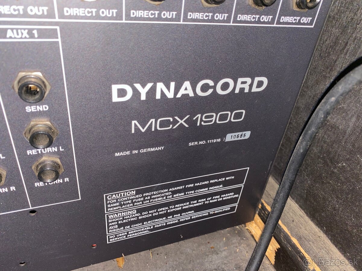 DYNACORD profi Mixpult 16 stereo vstupov pekny natural zvuk - 5