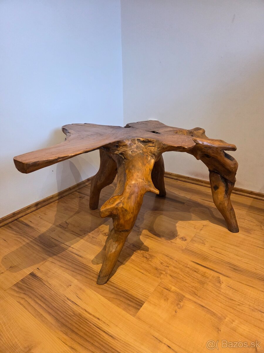 Masívny koreňový stolík - 5