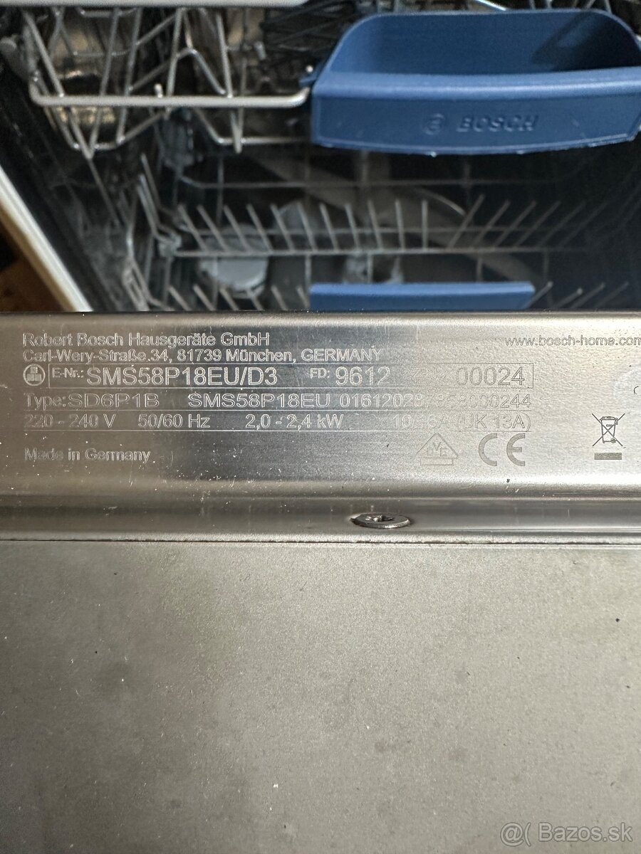 Bosch SMS58P18EU - 5