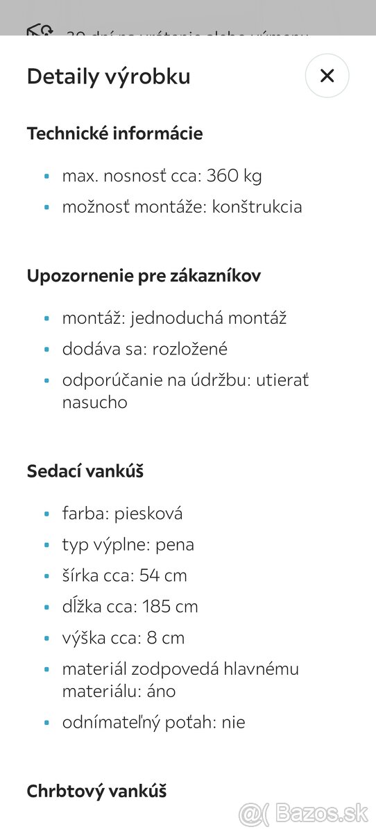Záhradská hojdačka - 5