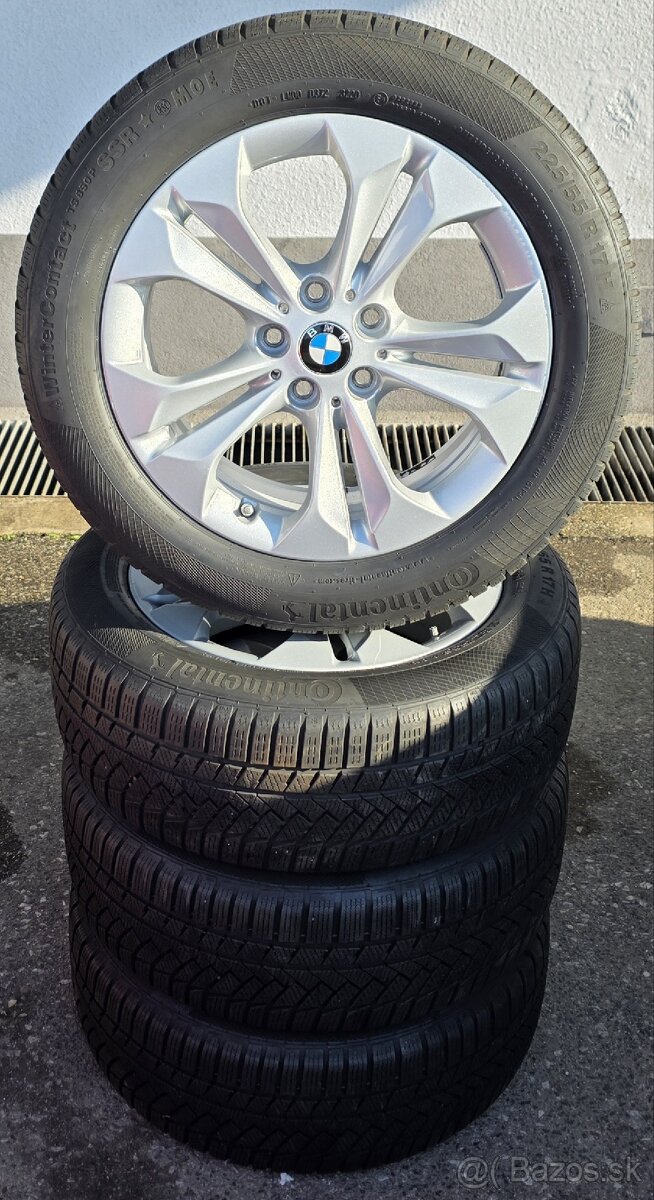 225/55R17 zimné pneu+disky BMW Double-Spoke 564-reflexsilver - 5