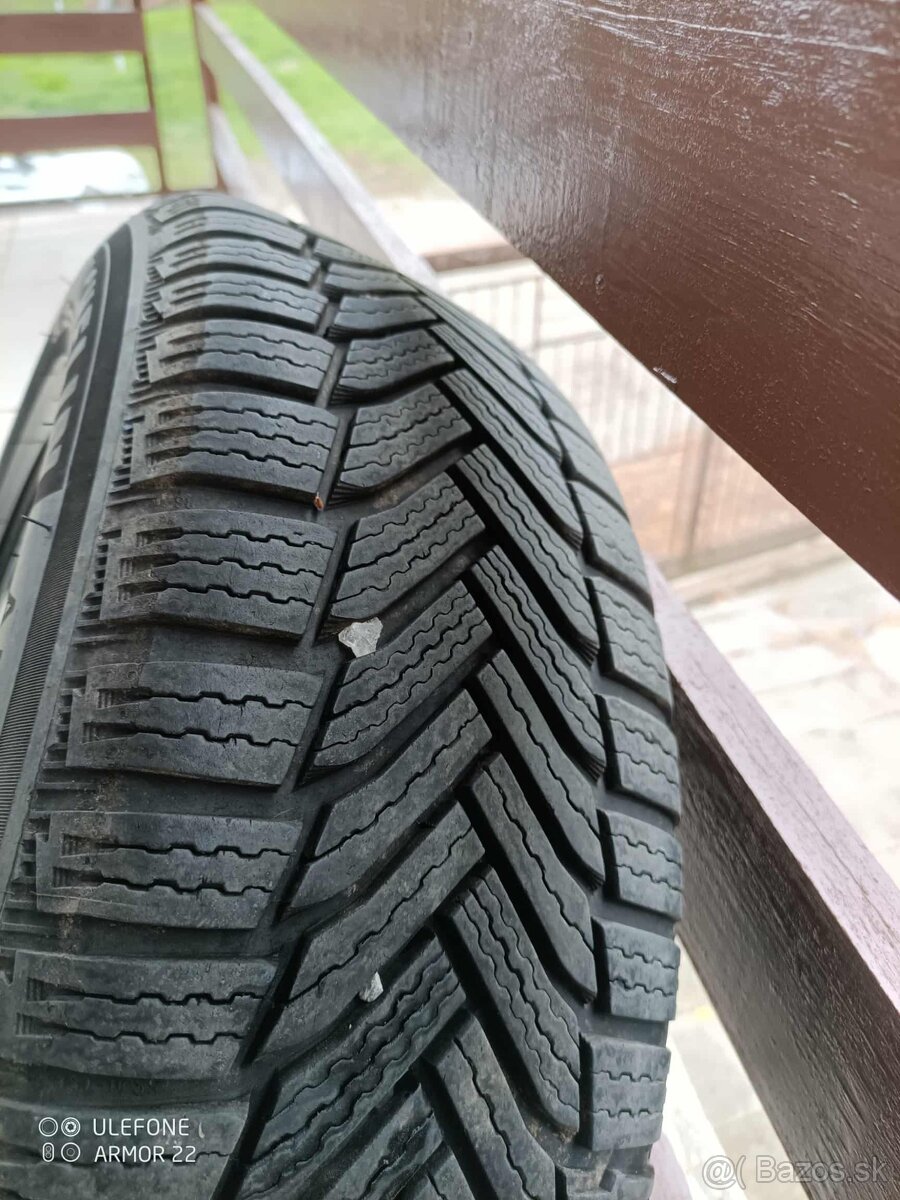 Predám zimné kolesá 5x112 , 195/65 r15 - 5