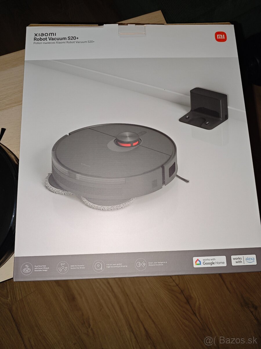 Roboticky vysavac Xiaomi Mi Robot Vacuum S20+ Black - 5