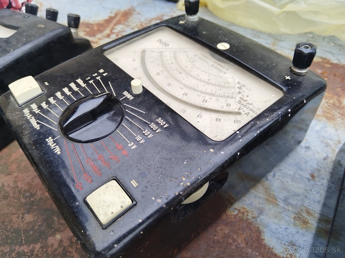 Meracie prístroje, Ohm meter, Voltmeter RLC 10, DU 20 - 5