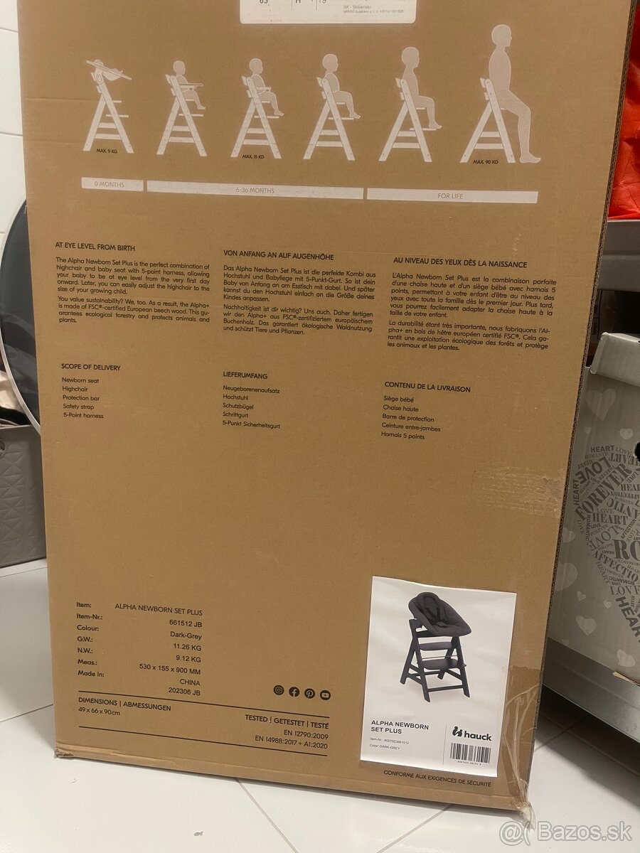 Lehátko + stolička na kŕmenie - 5