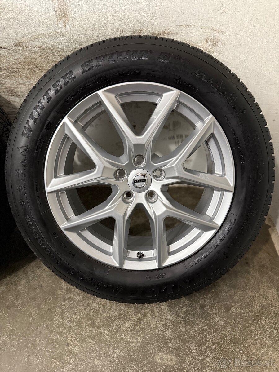 Zimná sada 5x108 R18 , 235/60/18 Volvo XC 60 Dunlop - 5